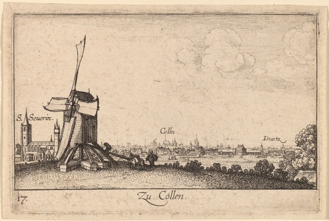 Köln af Wenceslaus Hollar
