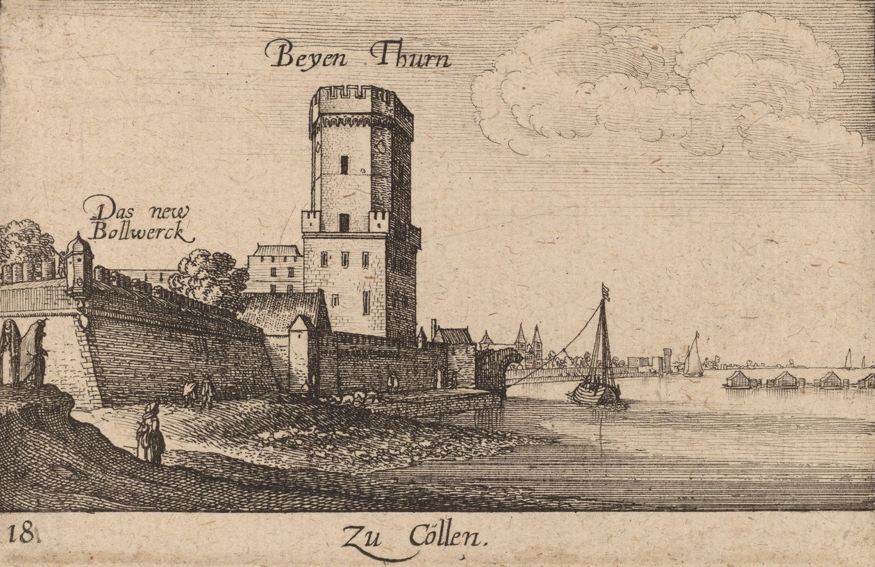 Køln, 1635. af Wenceslaus Hollar