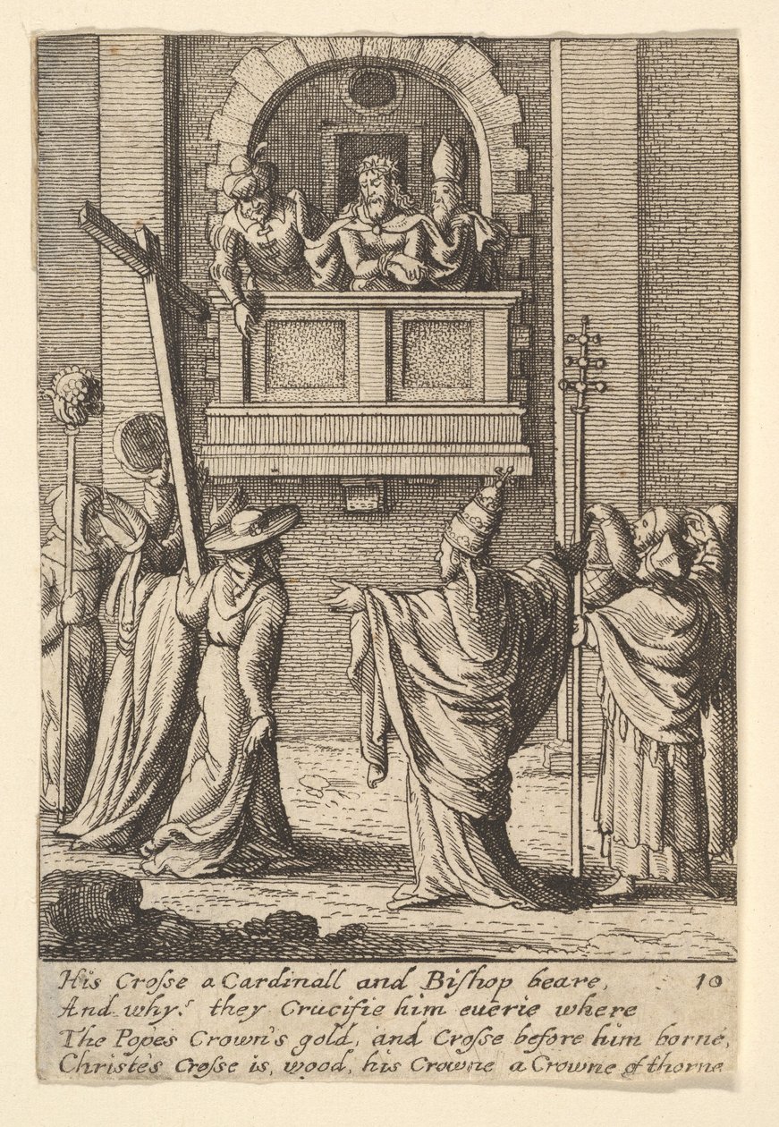 Se mand, 1625-77. af Wenceslaus Hollar