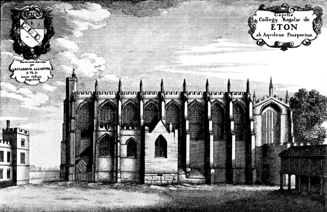 Eton College Kapel. af Wenceslaus Hollar