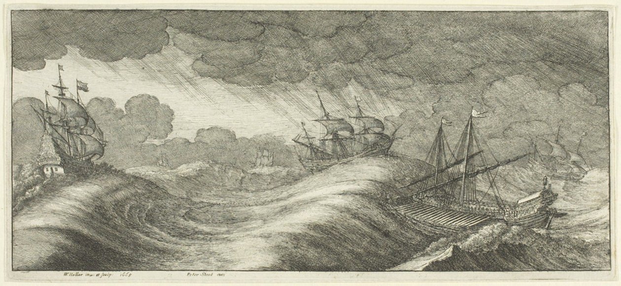 Galley af Wenceslaus Hollar