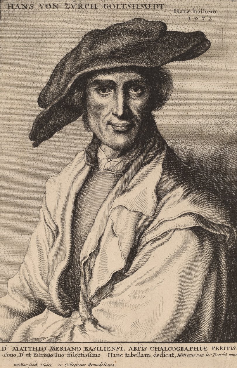 Hans von Zurch, guldsmed, 1647. af Wenceslaus Hollar