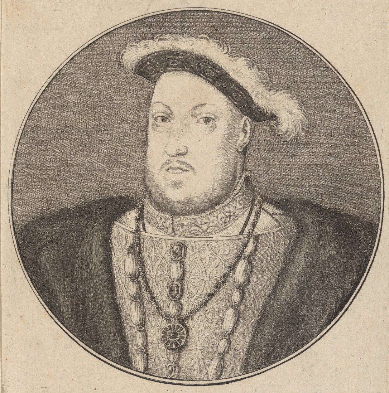 Henrik VIII, konge af England, etc., 1647., 1647. af Wenceslaus Hollar
