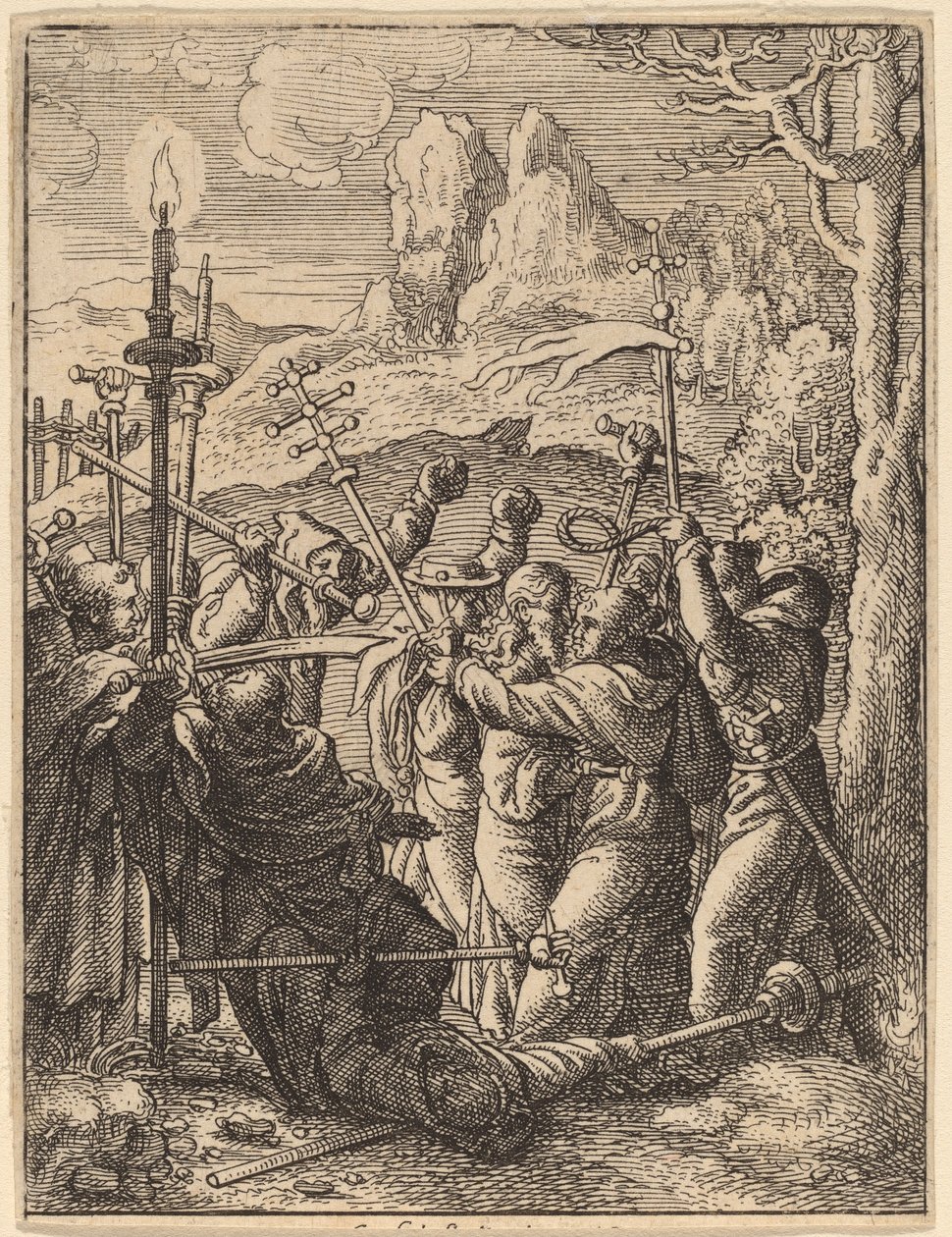 Jesus taget af Wenceslaus Hollar