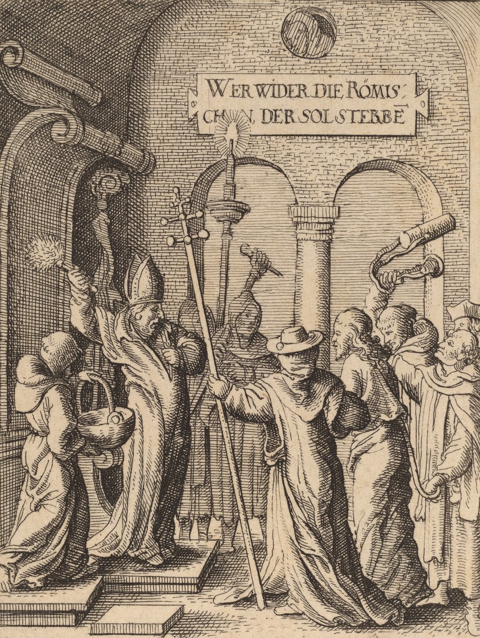 Jesus før Kajfas. af Wenceslaus Hollar