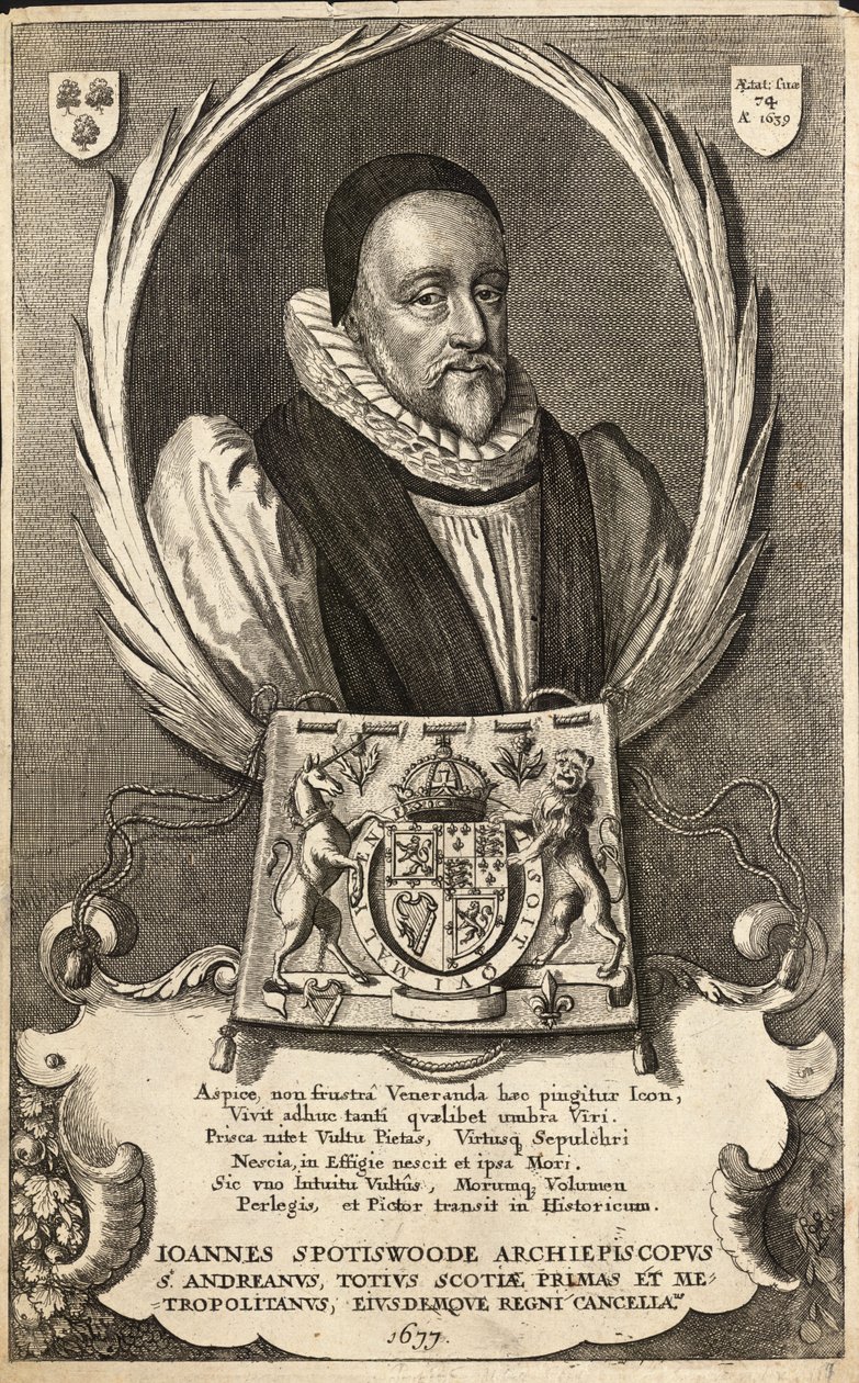 John Spottiswoode. Tilstand 3 af Wenceslaus Hollar