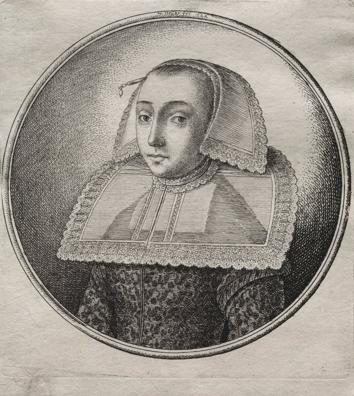 Købmandskone fra Hanan, 1649. af Wenceslaus Hollar