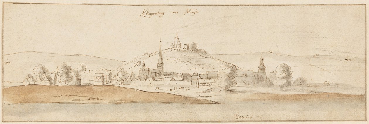 Klingenberg ved Main af Wenceslaus Hollar