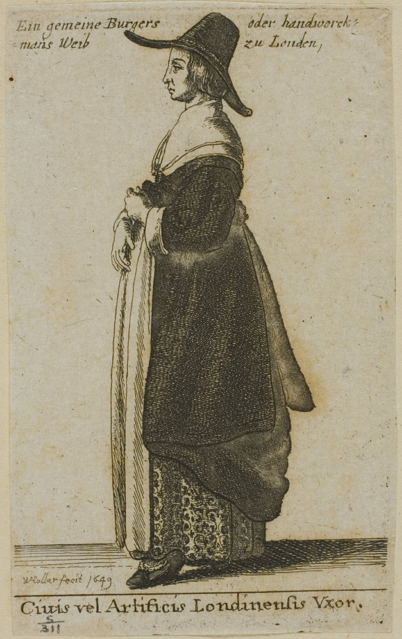 Londons kone af Wenceslaus Hollar