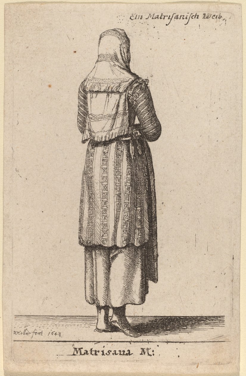 Matrisana M. af Wenceslaus Hollar