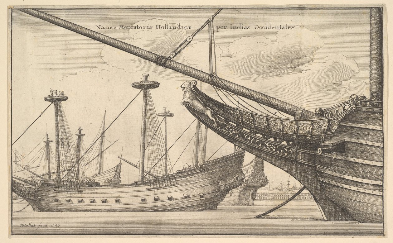 Hollandsk Vestindien, 1647 af Wenceslaus Hollar