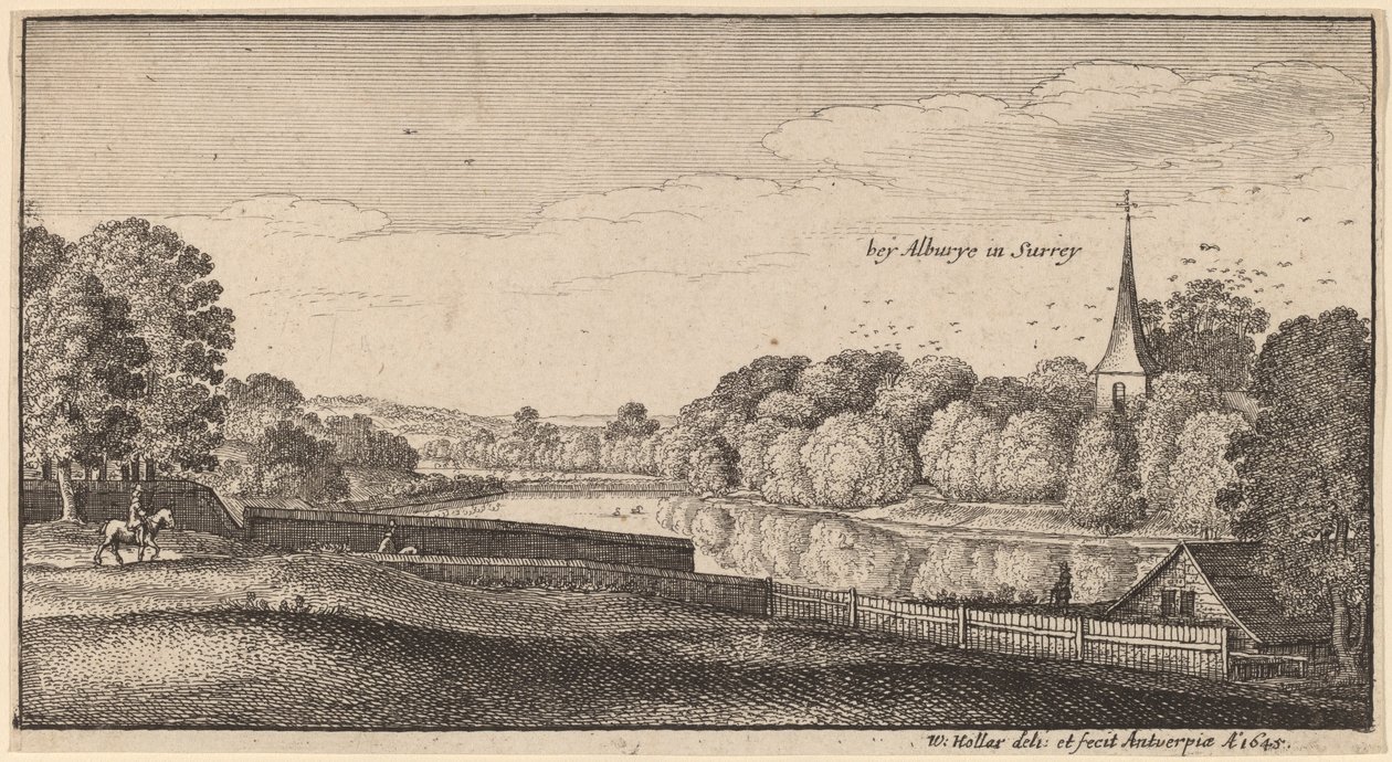 I nærheden af Albury af Wenceslaus Hollar