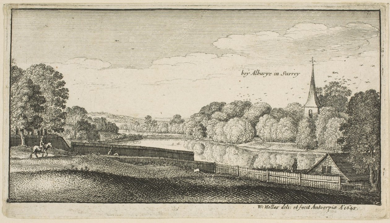 I nærheden af Albury af Wenceslaus Hollar