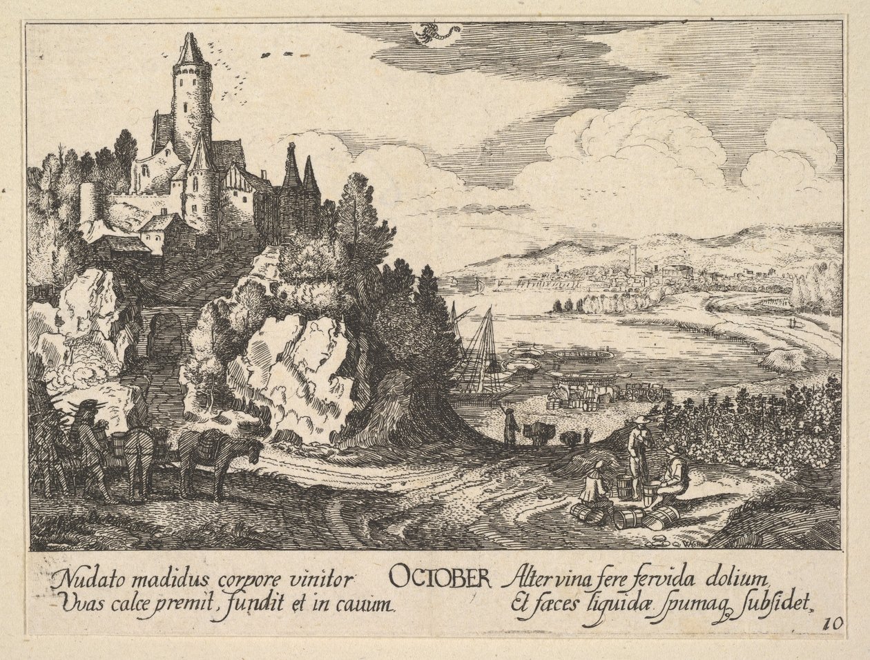 oktober 1628-29. af Wenceslaus Hollar