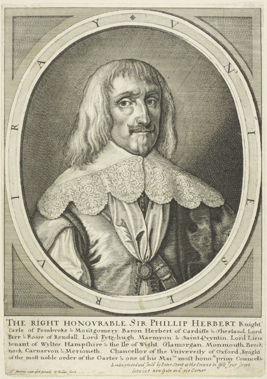 Philip Herbert, jarl af Pembroke af Wenceslaus Hollar
