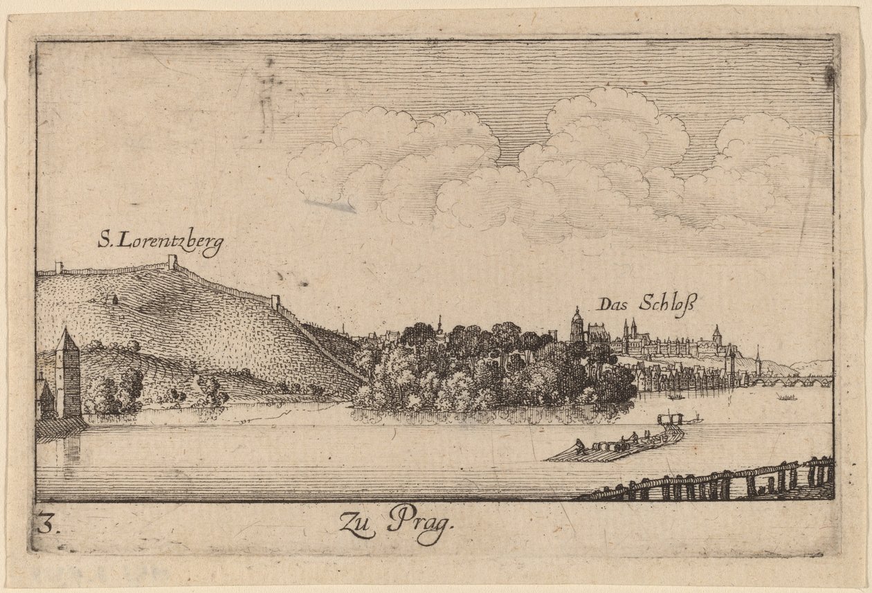 Prag af Wenceslaus Hollar