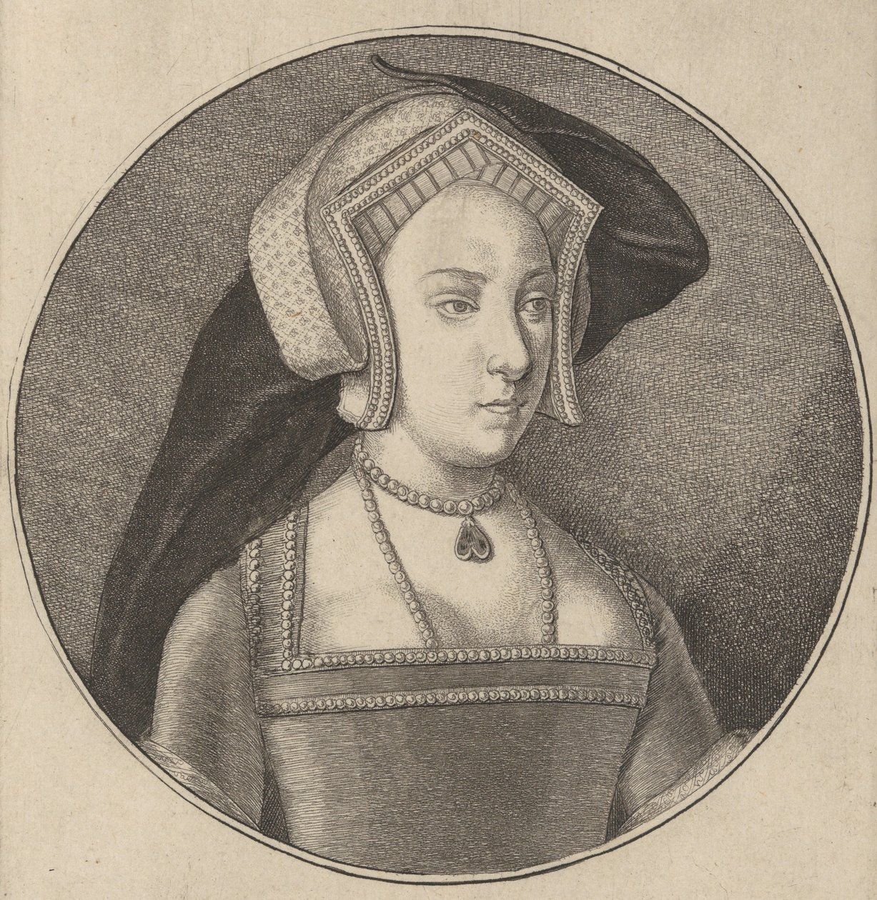 Prinsesse Mary, datter af Henry VIII af England, 1647., 1647. af Wenceslaus Hollar