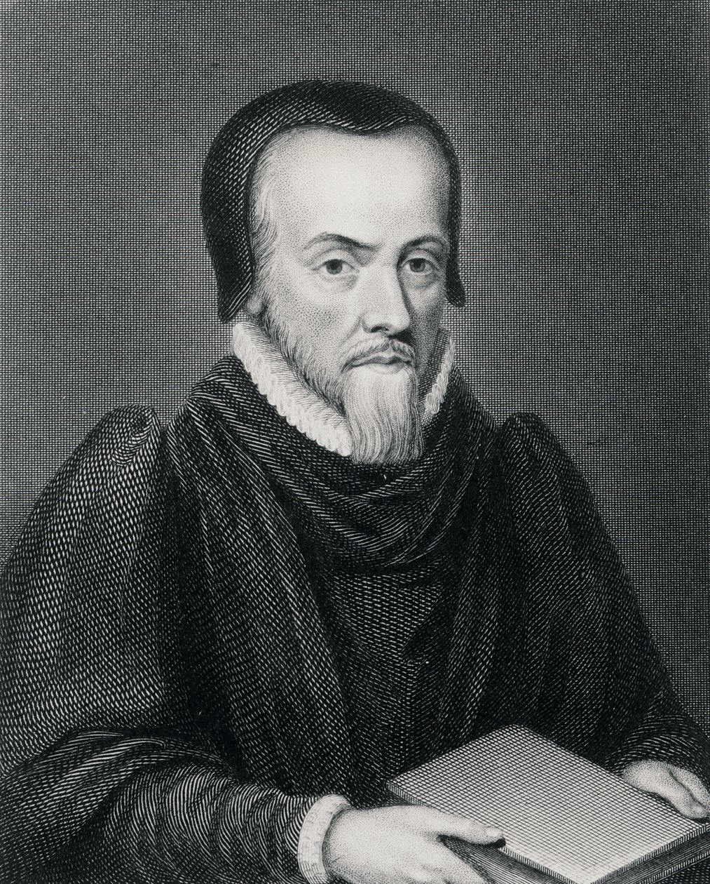Richard Hooker (ca. 1554-1600), graveret af Edward Finden af Wenceslaus Hollar