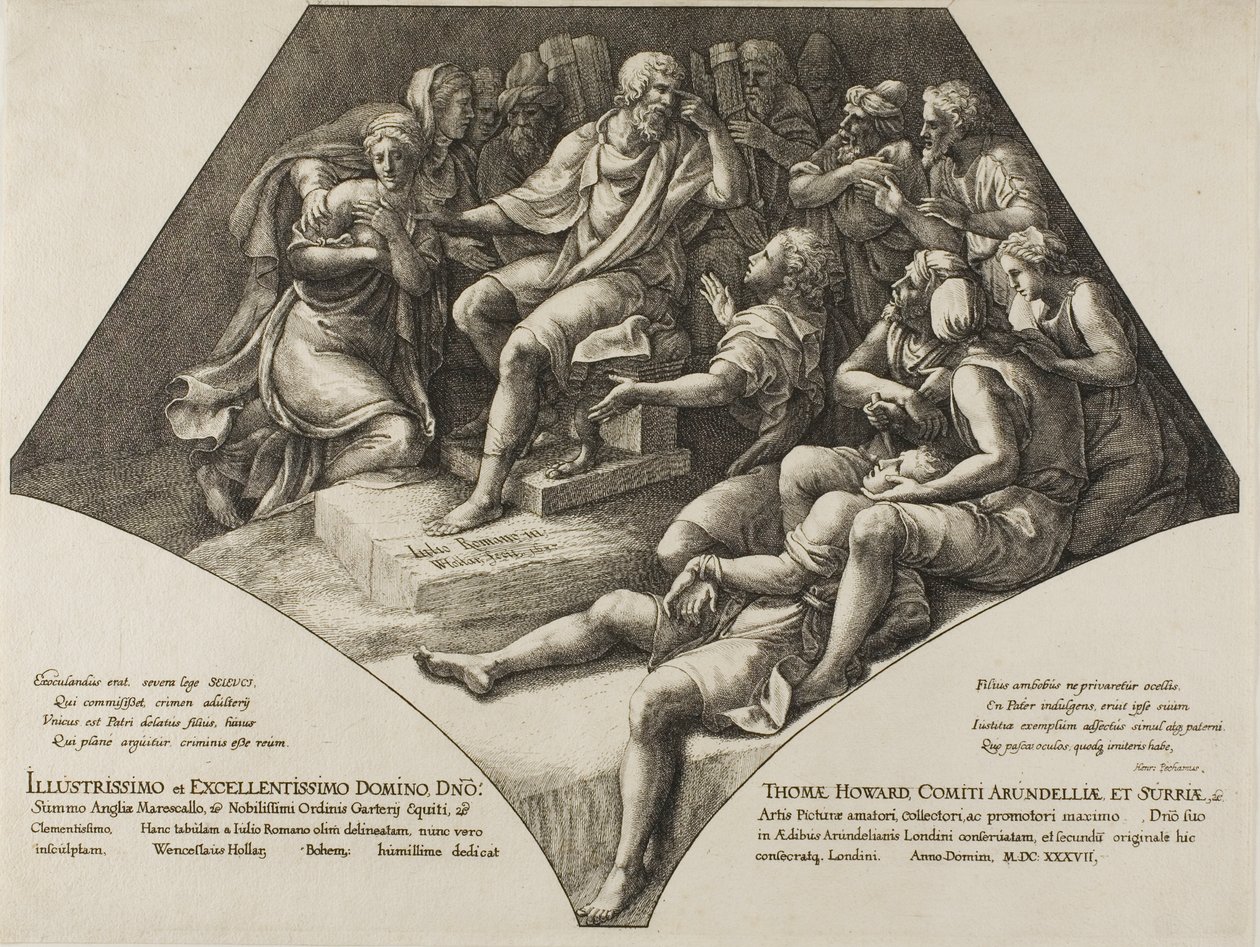 Seleukos og hans søn af Wenceslaus Hollar