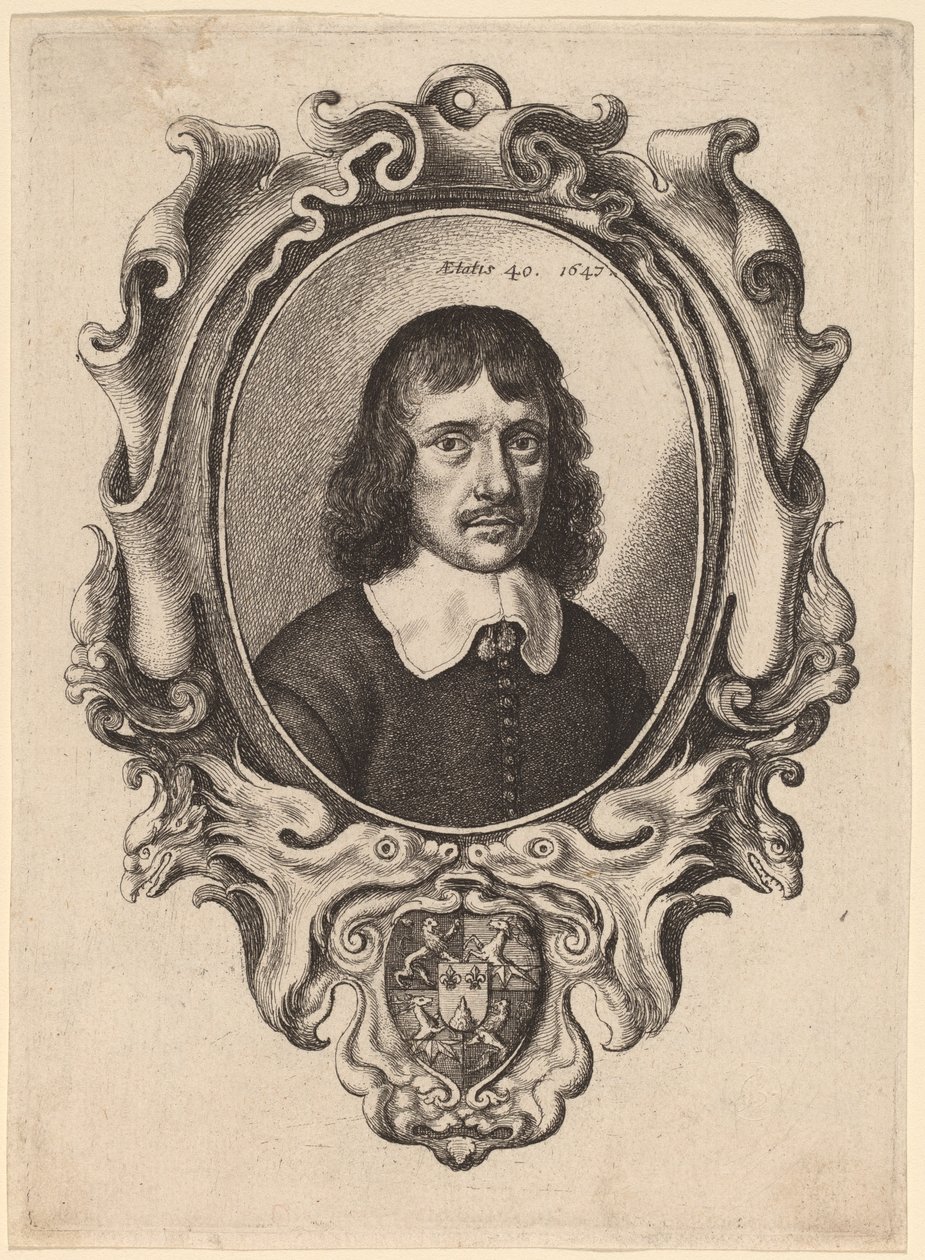 Selvportræt af Wenceslaus Hollar