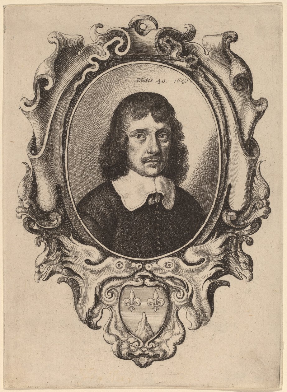 Selvportræt af Wenceslaus Hollar