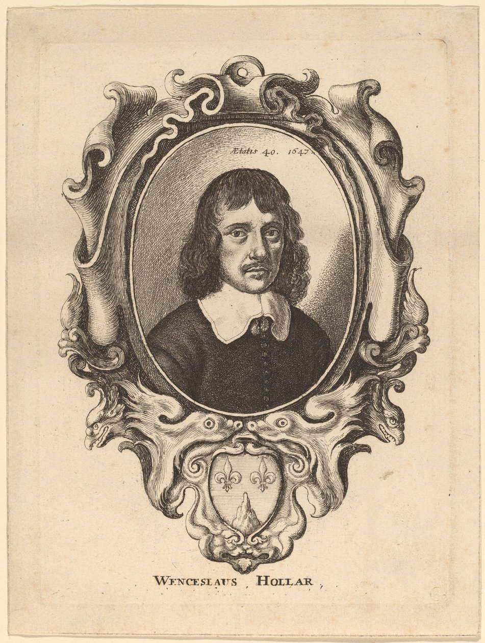 Selvportræt af Wenceslaus Hollar