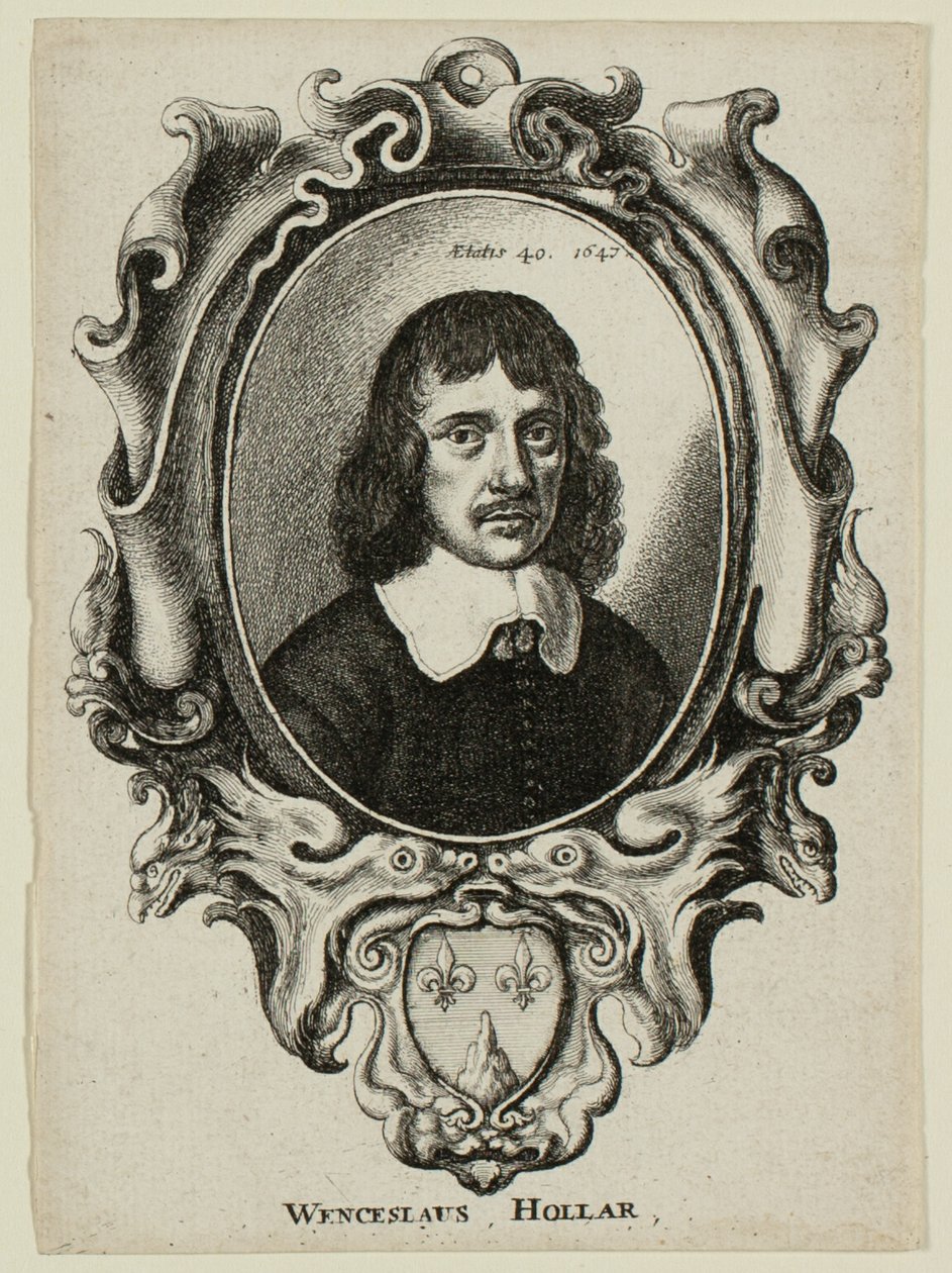 Selvportræt af Wenceslaus Hollar