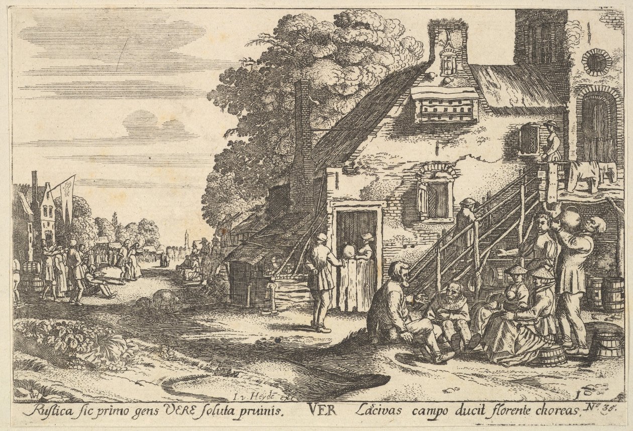 Forår, 1629. af Wenceslaus Hollar