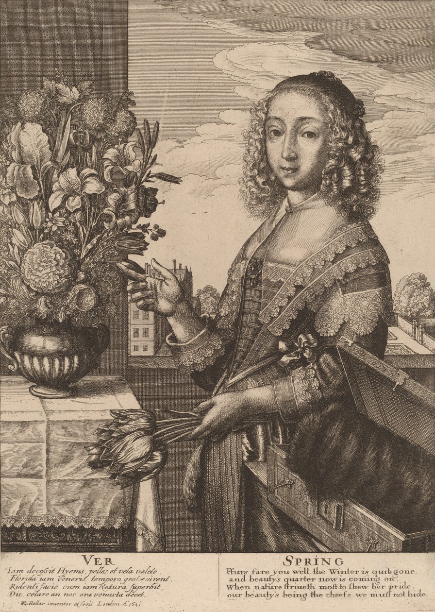 Forår, 1641. af Wenceslaus Hollar