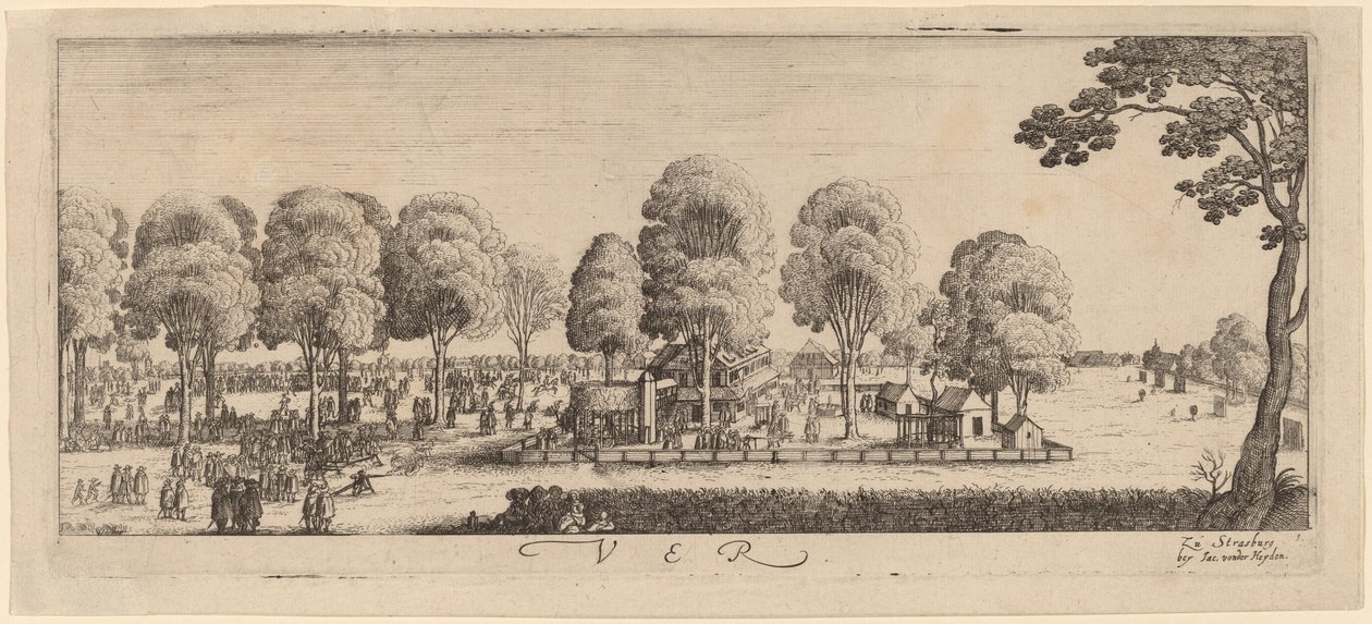 Forår: Skydebanen af Wenceslaus Hollar