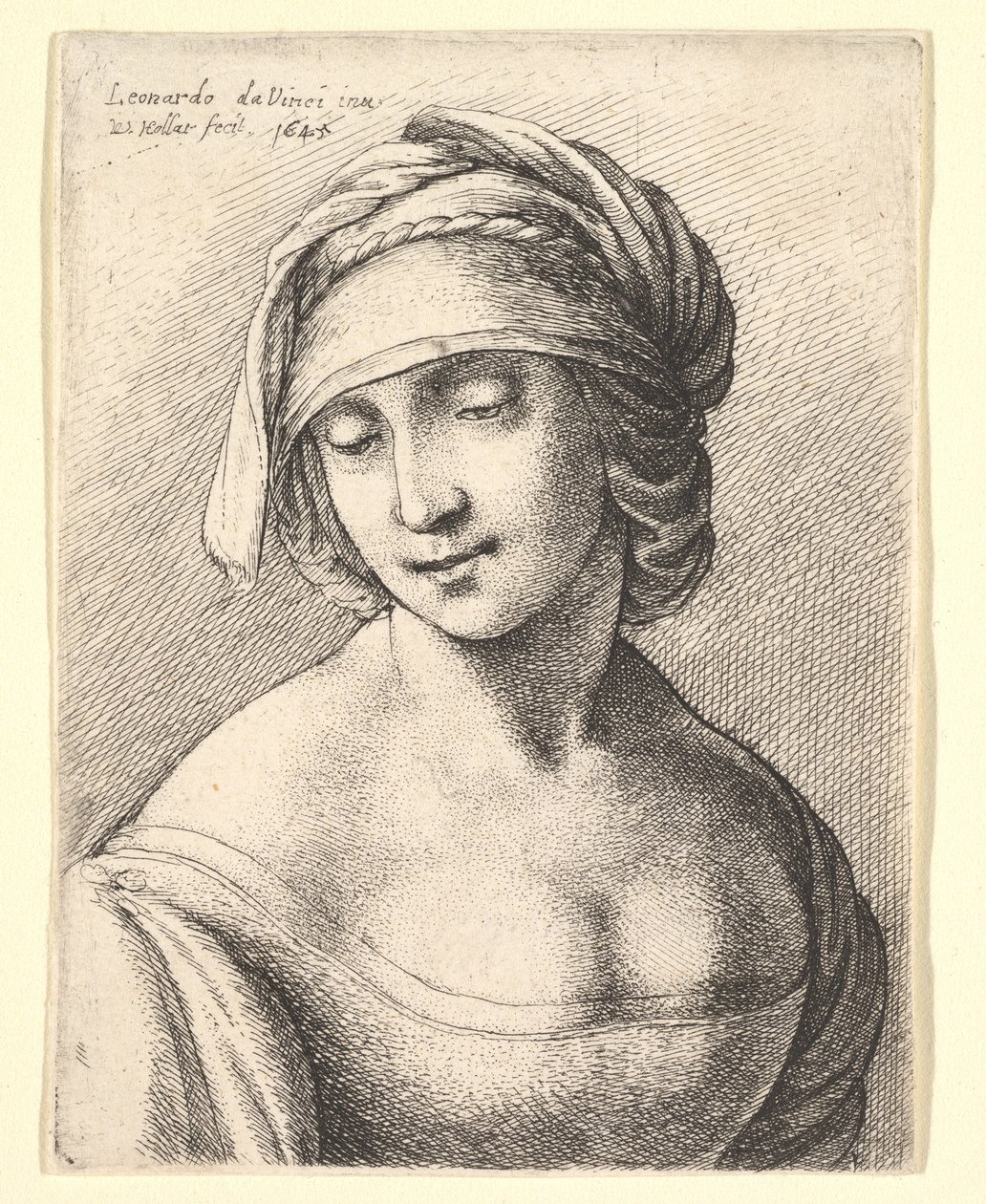 Sankt Anne, 1645. af Wenceslaus Hollar