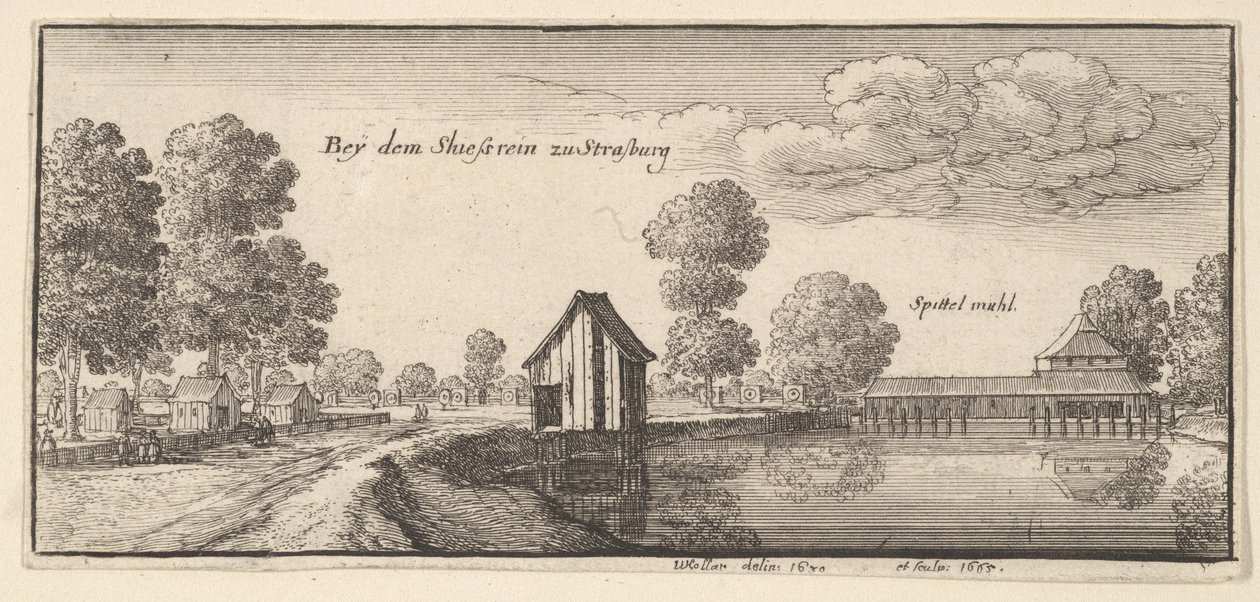 Strasbourg, 1665. af Wenceslaus Hollar