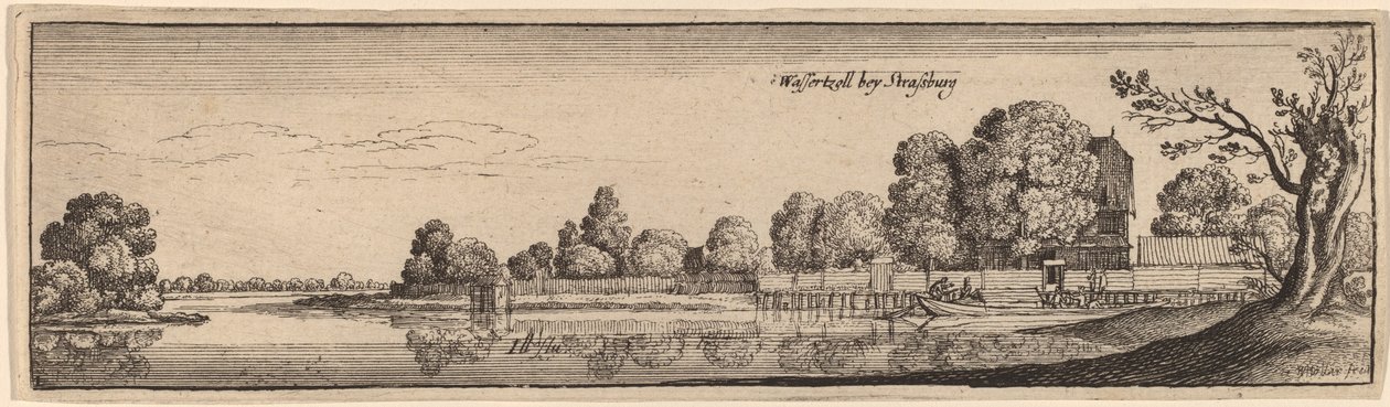 Strasbourg: Et betalingsanlæg af Wenceslaus Hollar