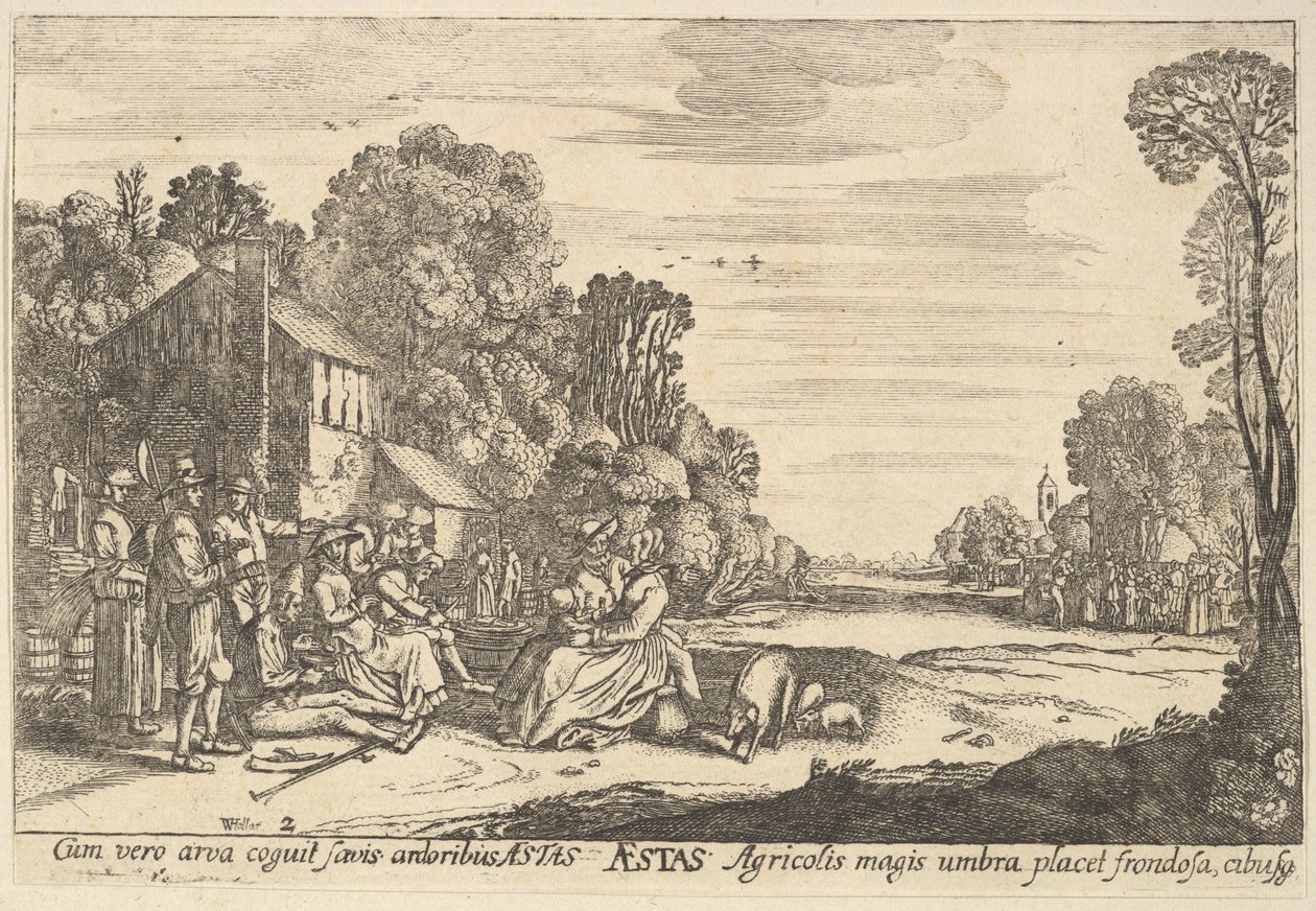 Sommer, 1629. af Wenceslaus Hollar
