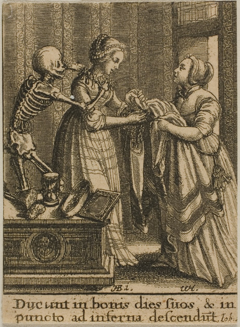 Bruden og Døden af Wenceslaus Hollar