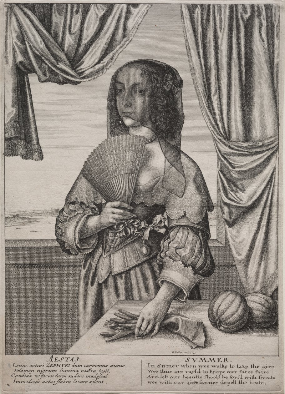 De fire årstider af Wenceslaus Hollar