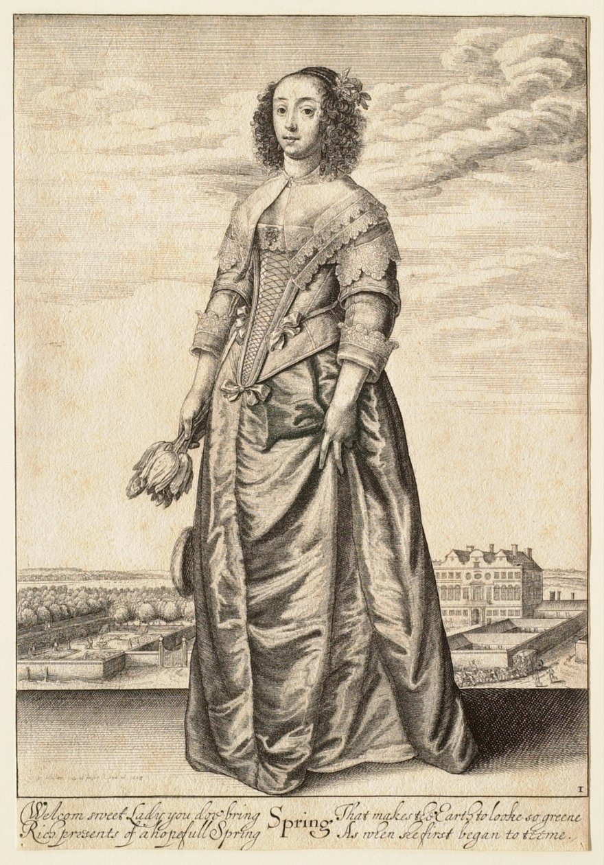 De fire årstider: Forår af Wenceslaus Hollar