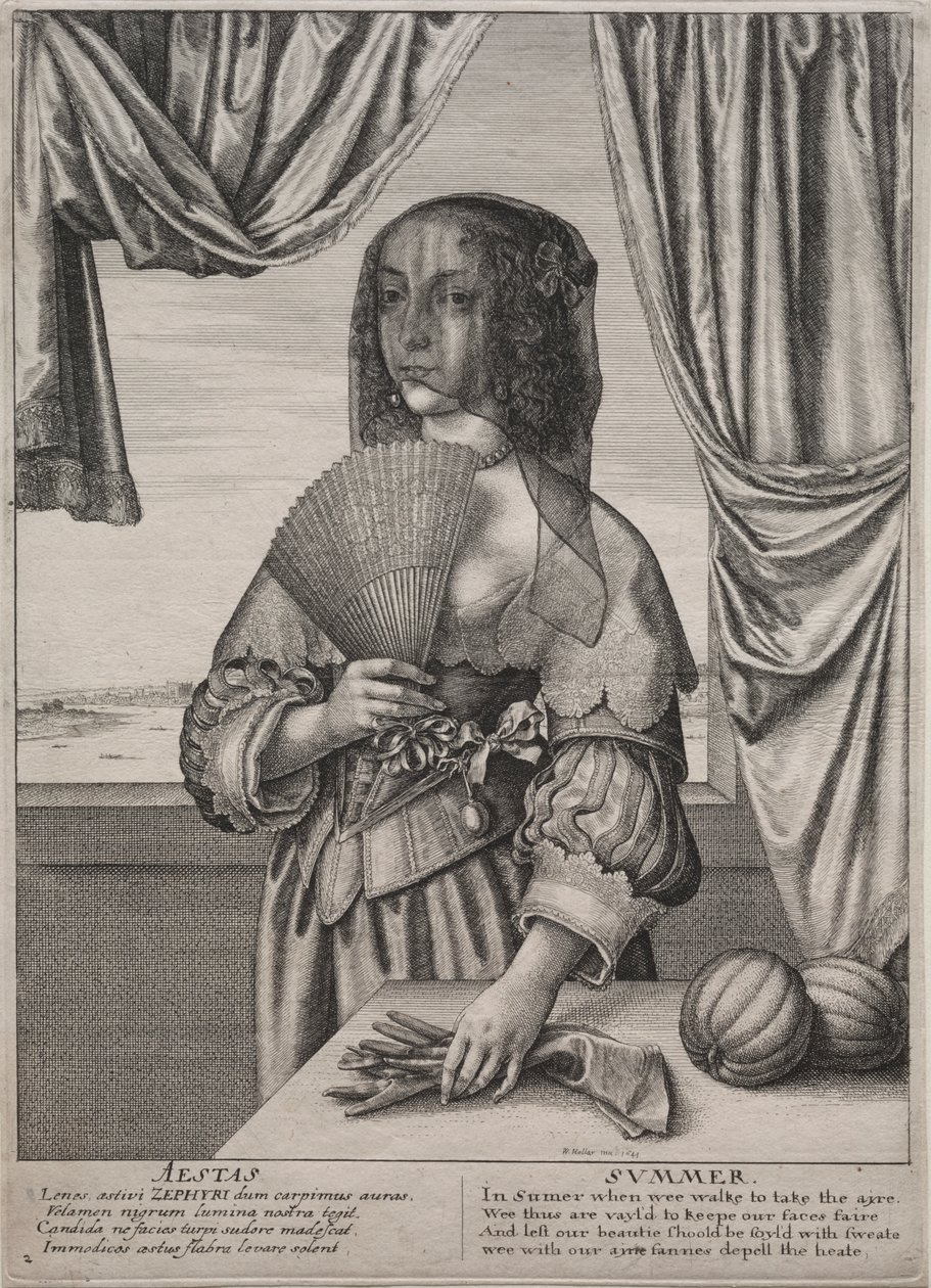 De fire årstider: Sommer af Wenceslaus Hollar
