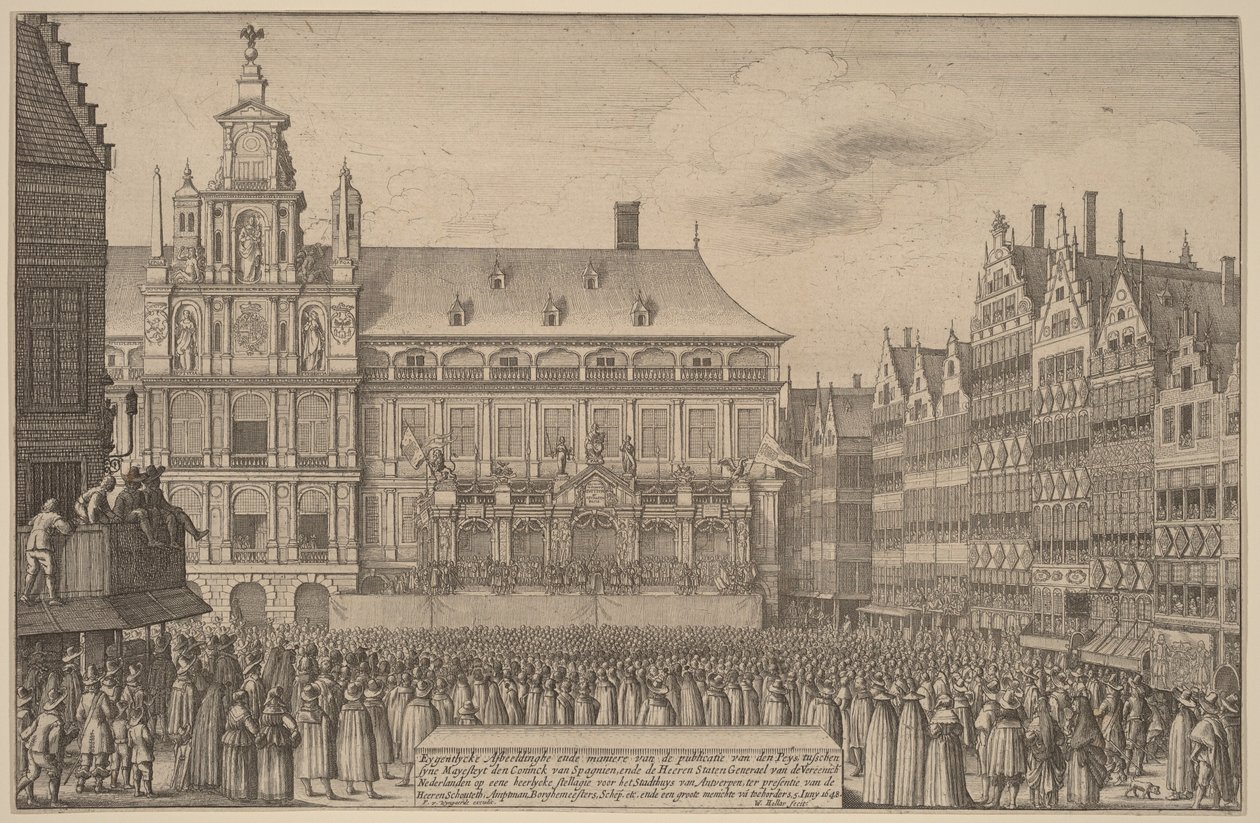Freden i Münster af Wenceslaus Hollar