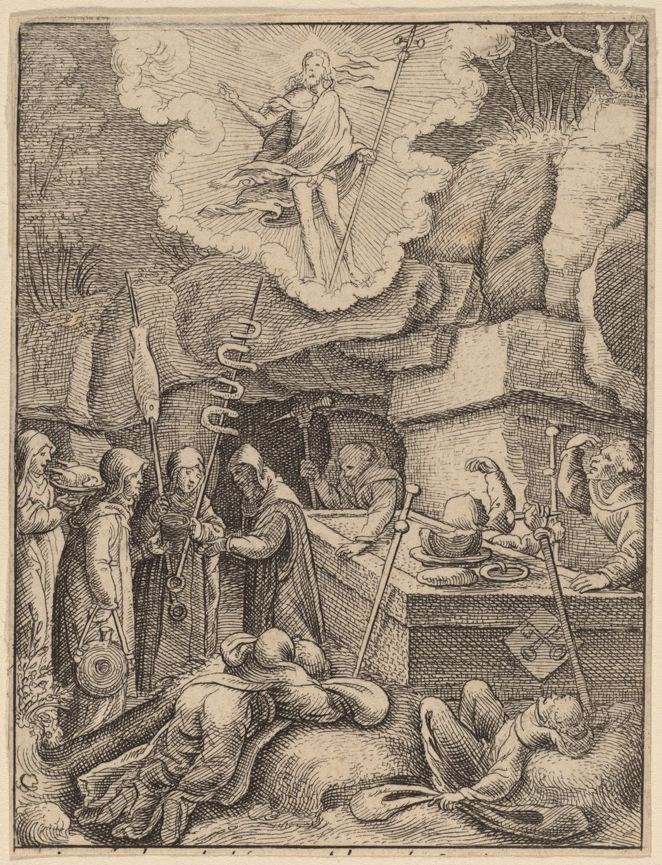 Opstandelsen af Wenceslaus Hollar