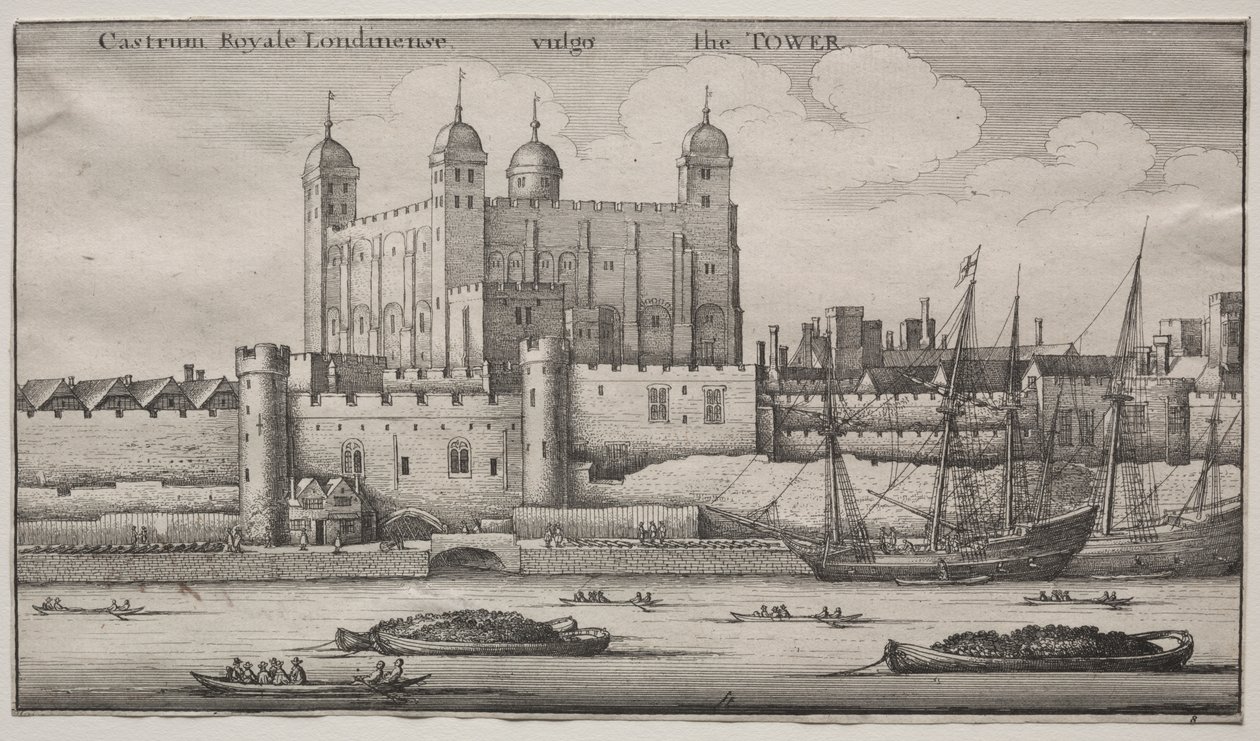 Tower, London af Wenceslaus Hollar