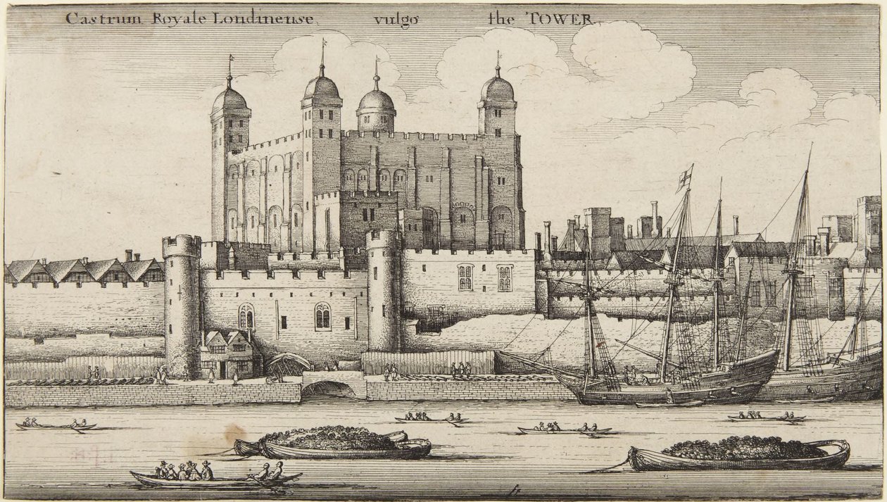 Tower of London af Wenceslaus Hollar