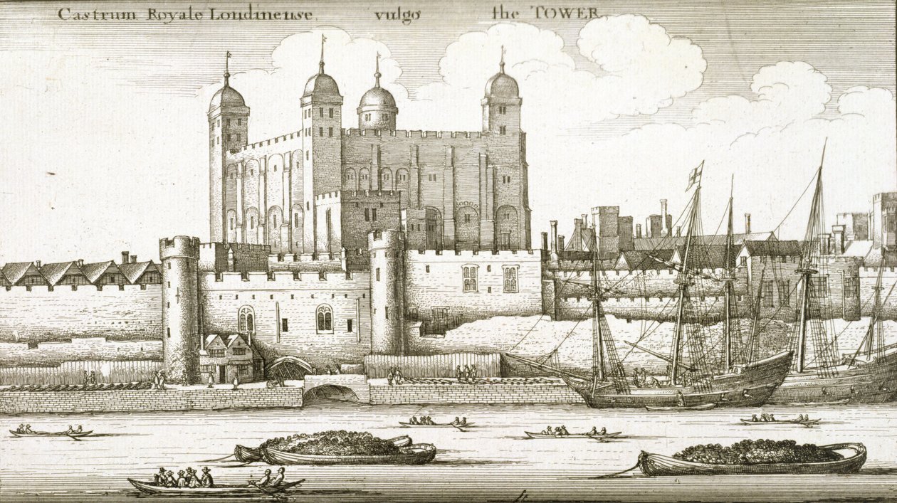 Tower of London, 1647 af Wenceslaus Hollar