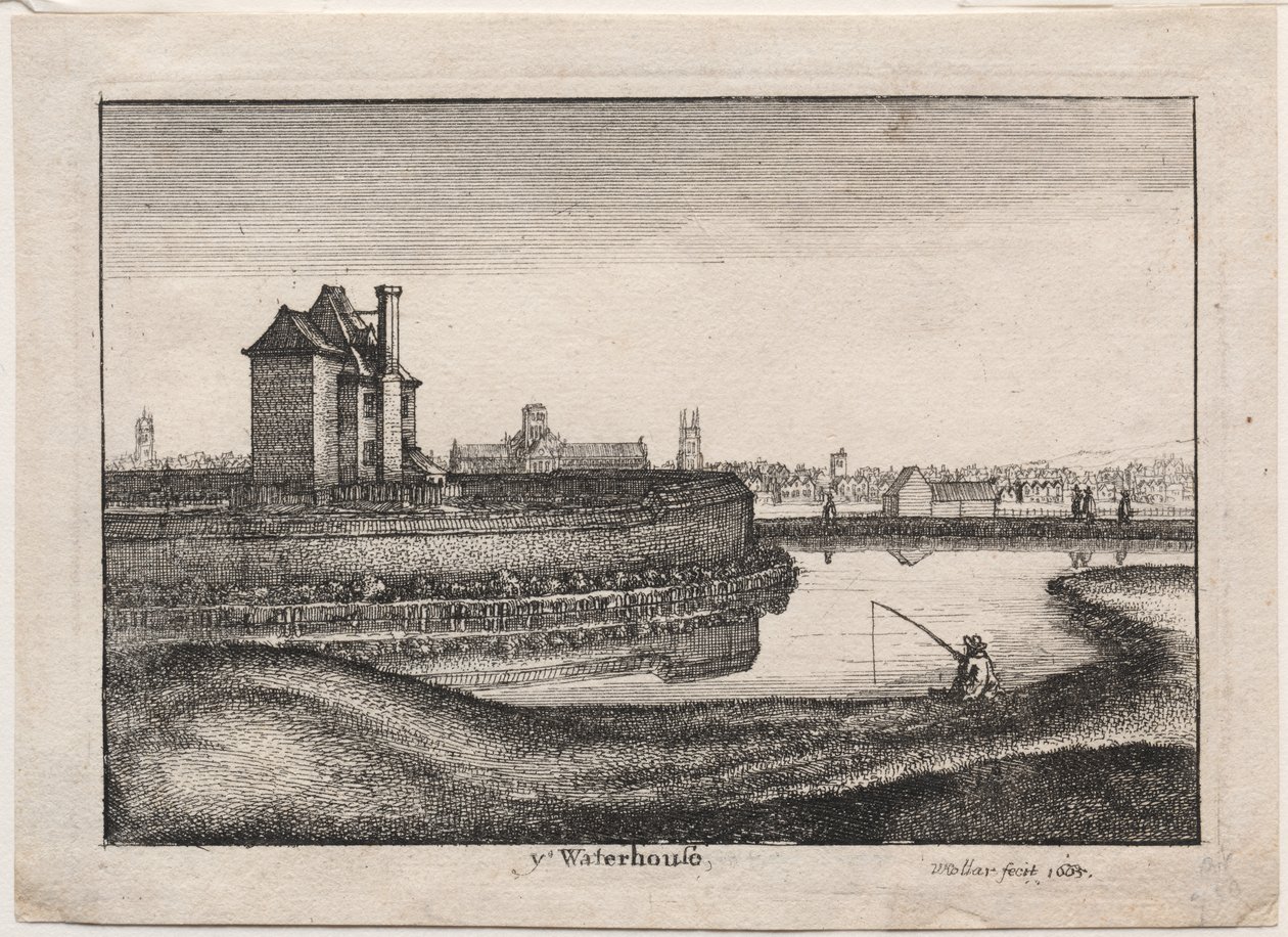 Vandhuset af Wenceslaus Hollar