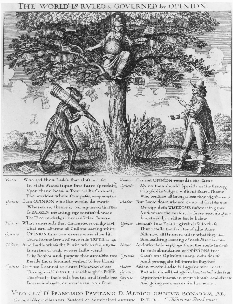 Verden er styret og styret af mening af Wenceslaus Hollar
