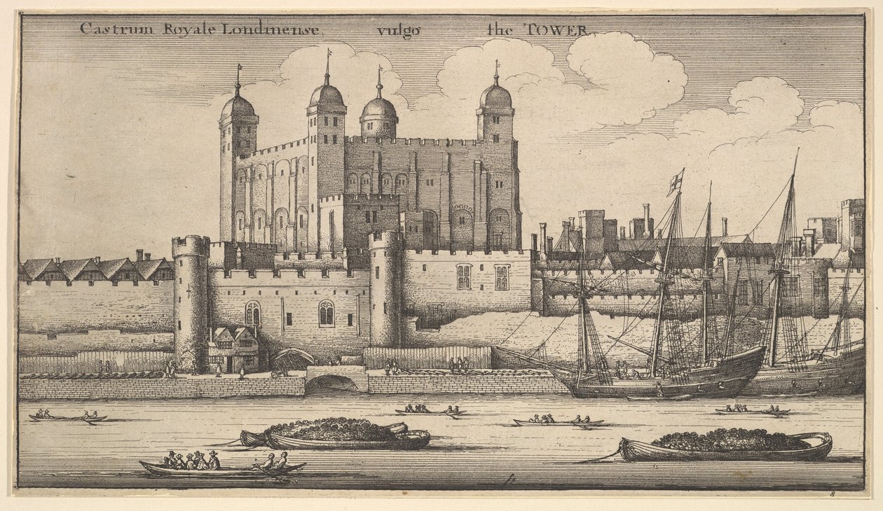Tower of London af Wenceslaus Hollar