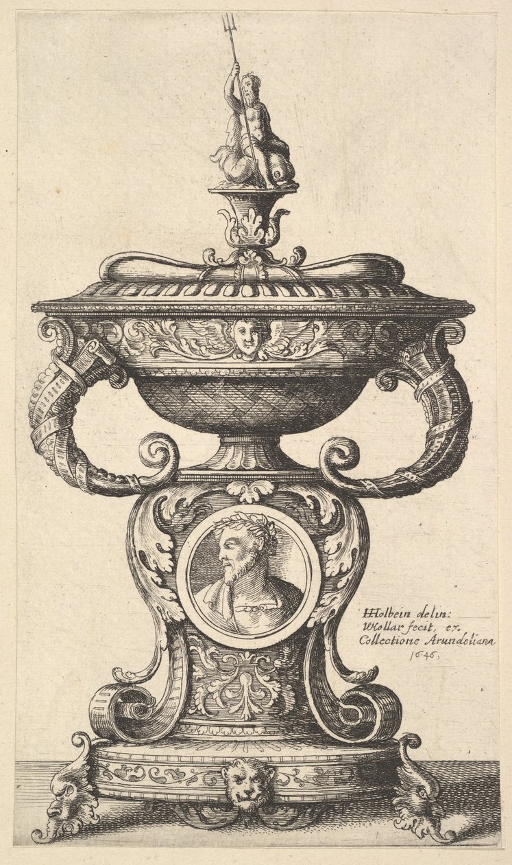 Kop med to håndtag, 1646. af Wenceslaus Hollar