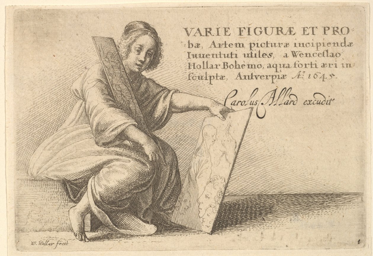 Forskellige figurer og sonder, 1645 af Wenceslaus Hollar