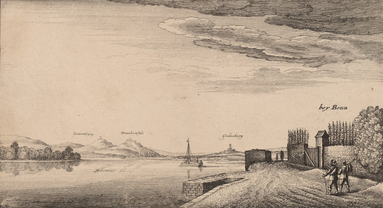 Udsigt over Lewenberg. af Wenceslaus Hollar