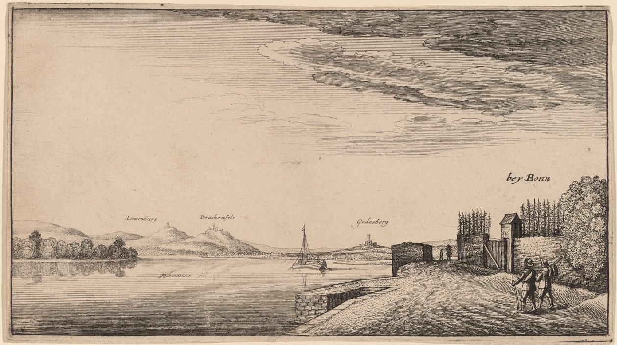 Udsigt over Lewenberg af Wenceslaus Hollar